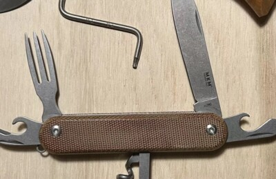 MKM-Maniago Knife Malga 6 Bohler M390 Steel Blade Micarta
