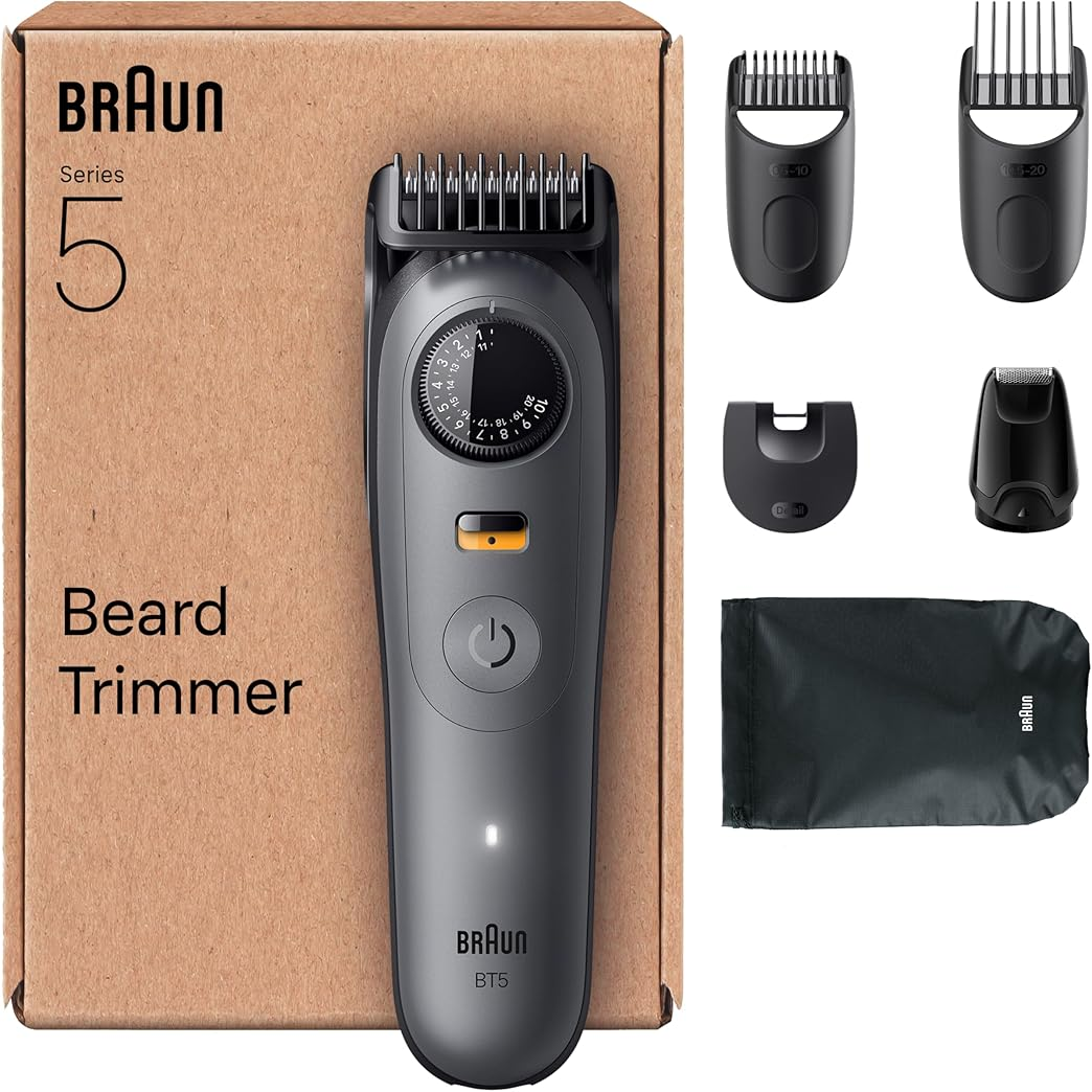 Braun Series 5 BT5525 Beard Trimmer + 5 Accessories / 40 length Settings