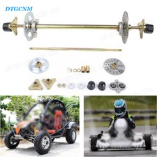 29" Go Kart Rear Live Axle Kit, Sprocket  Hub, Brake Assembly