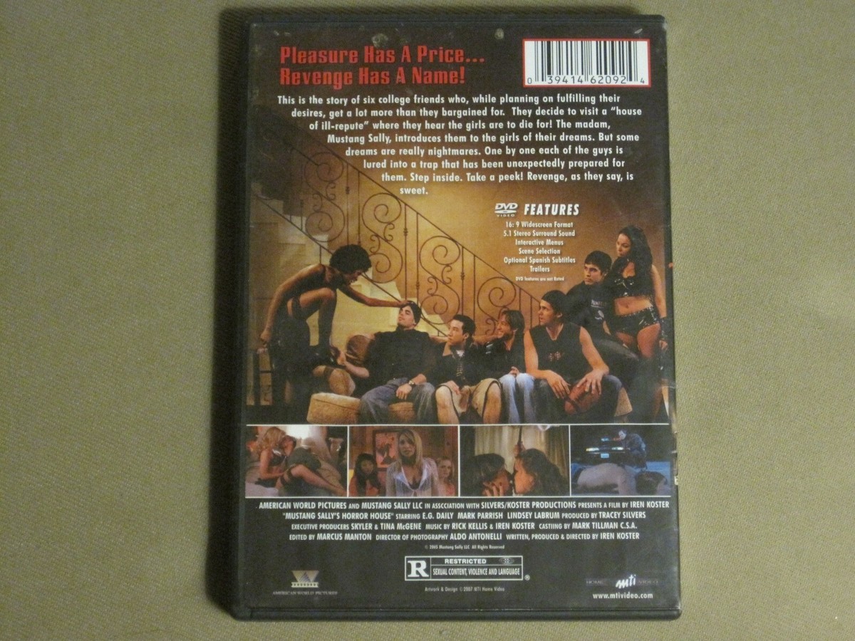 MUSTANG SALLY'S HORROR HOUSE (2004) DVD IREN KOSTER E.G.