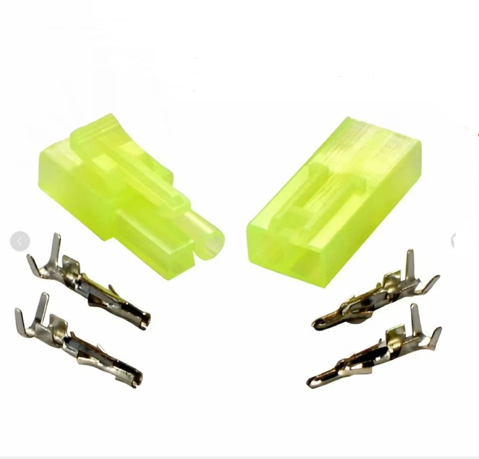 10x Pairs Mini Small Tamiya EL-2P Male Plug Connector RC Battery or Charger - UK - Image 2 of 3