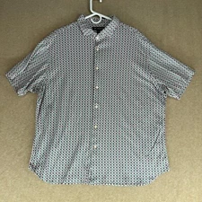 Daniel Crémieux Men Size XXL Silky Smooth Cotton Short Sleeve Casual Shirt