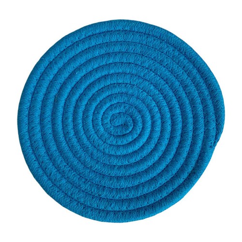 Rome Woven Braided Stitch Edge Non-Slip Table Placemats 15 Inches Round Set Of 4 - 第 7/22 張圖片