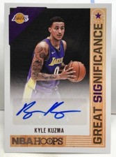 Kyle Kuzma 2017-18 Panini Hoops Great SIGnificance RC Autograph Auto SP - LAKERS