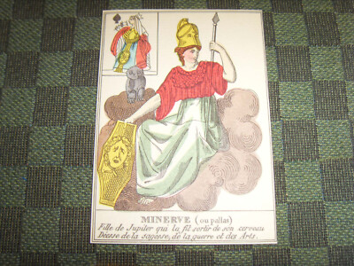 Ancien Jeu De 52 Cartes Mythologiques - Style Pochoir Tarot Dieux Divinités Oracle
