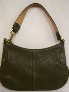 olive green coach purse