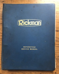 RICKMAN MOTORCYCLE SERVICE AND OWNERS MANUAL | eBay