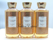 BATH  BODY WORKS TWINKLING NIGHTS SHOWER GEL 10 FL OZ LOT OF 3 PCS 