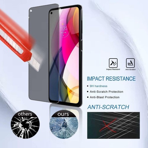 for Motorola Moto G Stylus 2021 NEW Full Coverage Glass Privacy Screen Protector - Afbeelding 1 van 6