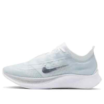 Nike Zoom Fly 3 Silver/Blue New Women's Running Shoes Size 8