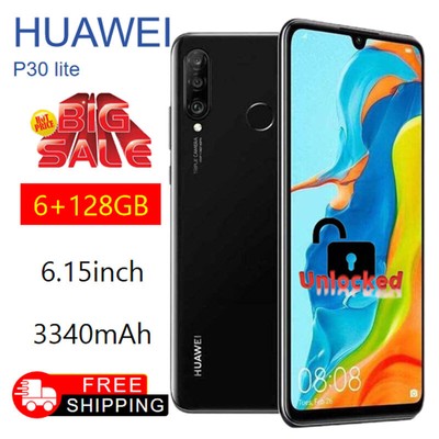 New Unlocked Huawei P30 Lite 6+128GB Global Version 3340mAh - Free Shipping