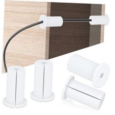 4pcs Wall Hole Cable Routing Kit for Starlink, Silicone Cable Feed White