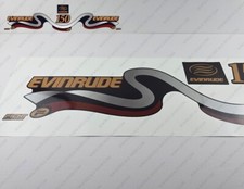 Evinrude 150 hv Ficht Fuel Injection 1999-2000 Sininen Cowl Perämoottori tarrat sticker