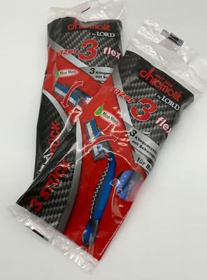 Einwegrasierer Razor 3 Flex Klingen Schwingkopf Chromolit Aloe Vera 30 Stück