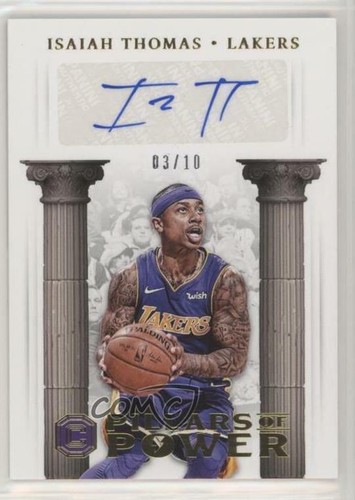 2017 Panini Cornerstones Basketball Gold Isaiah Thomas #PP-ITH