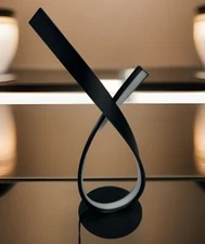 LED Ribbon  Table Lamp 18" #447E7 Abstract Upright