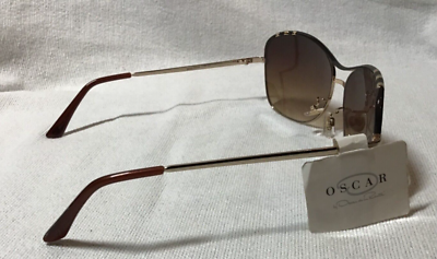 NWT Oscar de la Renta Aviator Sunglasses Oscar De La Renta Aviator 59mm Sunglasse Rosegold OSS3041780  main image 4