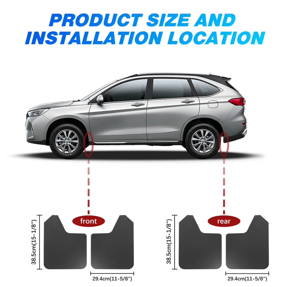 Para Chevrolet Colorado 4x4 para-lamas dianteiro traseiro para-lamas protetores contra respingos para-lamas - Imagem 3 de 4