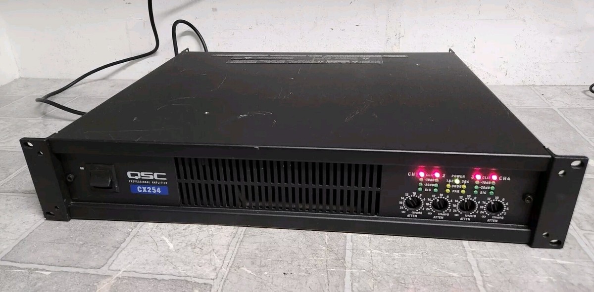 PARTS/REPAIR QSC CX-254 Professional Power Amplifier 4 Channel | eBay