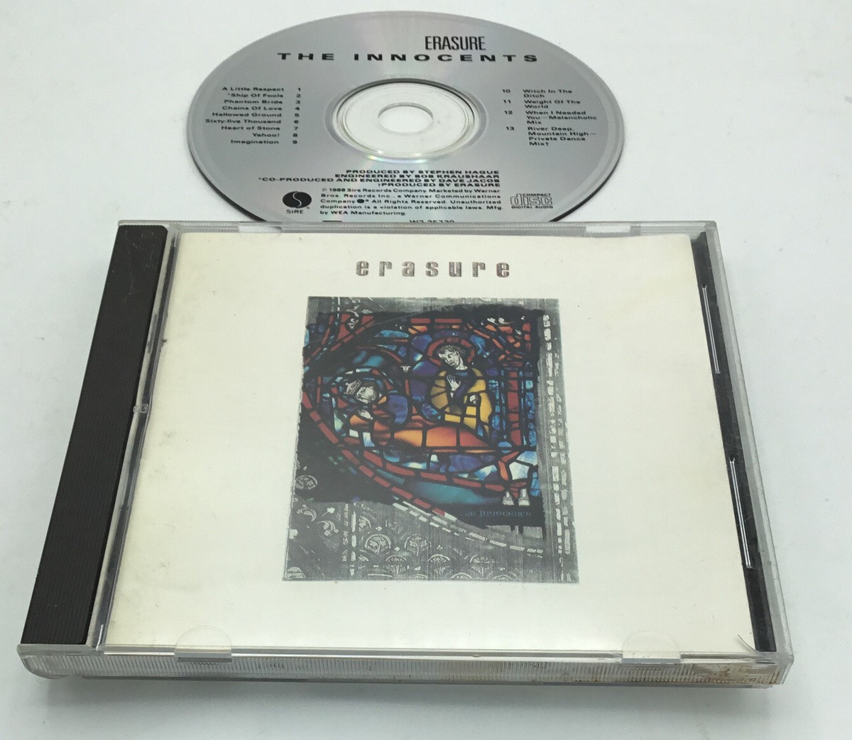 ERASURE The Innocents CD 1988 Mute Reprise Vince Clarke