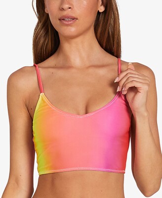 Volcom MULTI I Dip U Dip Crop Bikini Swim Top, US Medium