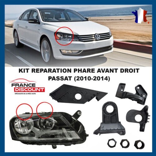 Halteplatte Scheinwerfer Vorne Rechts FüR VW Passat 10-14 - 3AA998226-image