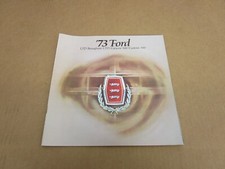 1973 Ford Ltd Brougham Galaxie 500 Custom Sales Brochure 22 Pg Original