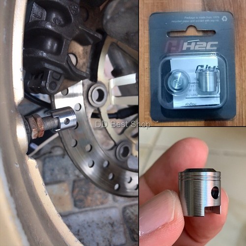 Tire Air Valve Cap H2C Piston type for Car Motorcycle Honda All model Set 2pcs. - Picture 5 of 6