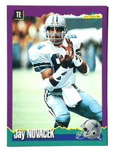 JAY NOVACEK Dallas Cowboys, Cardinals 1994 Pinnacle Score Football Card #176