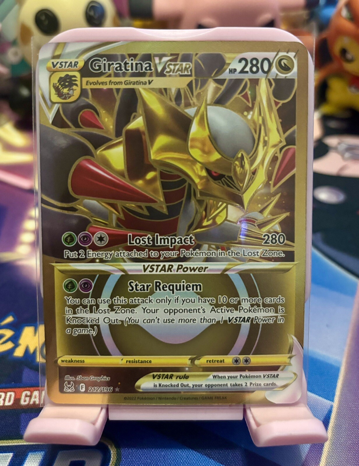 Pokémon TCG Giratina VSTAR Sword & Shield - Lost Origin 212/196 Regular...