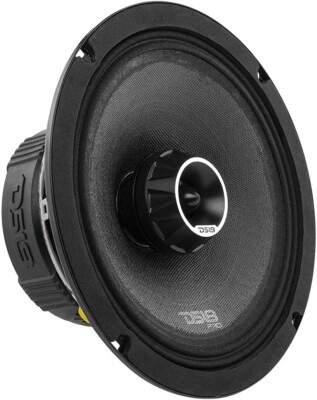 DS18 PRO-ZT8 8 inch 2-Way Mid-Range Speakers Black Built-in Bullet