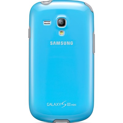 GENUINE Samsung Galaxy S3 Mini Protective Cover Case Blue Grey  EFC-1M7BLEGSTD UK