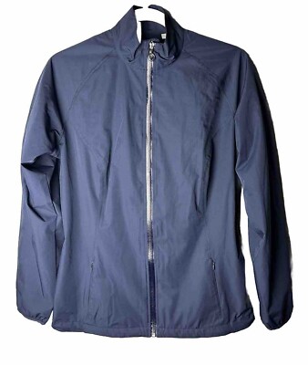 Callaway Weather Series Water Resistant Blue Full Zip Golf Jacket