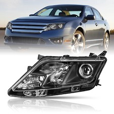 For 2010 2011 2012 Ford Fusion Halogen Projector Left Driver Side Headlight