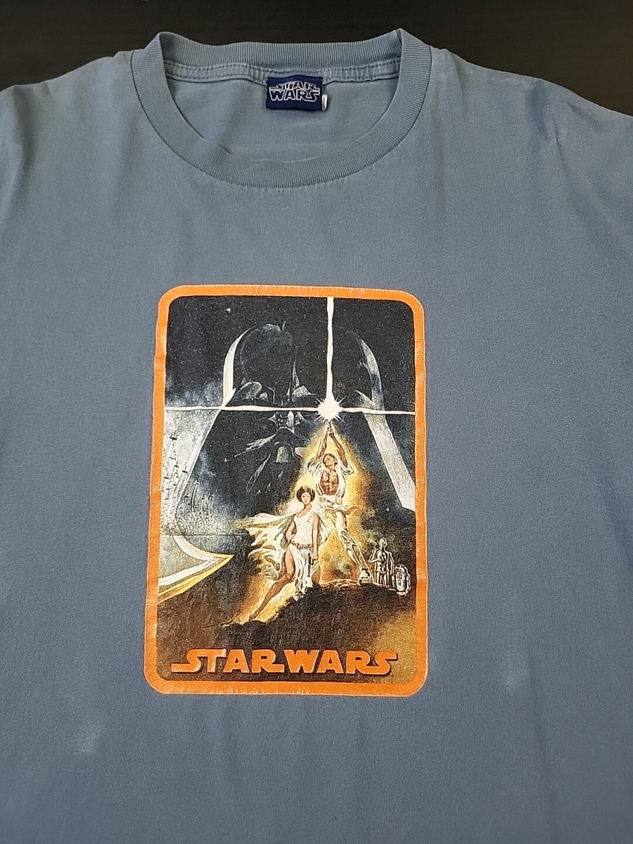 Vintage 90s Star Wars T-Shirt, Size XL, 22.5x29.5, RARE | eBay Vintage 90s Star Wars T-Shirt, Size XL, 22.5x29.5, RARE | eBay