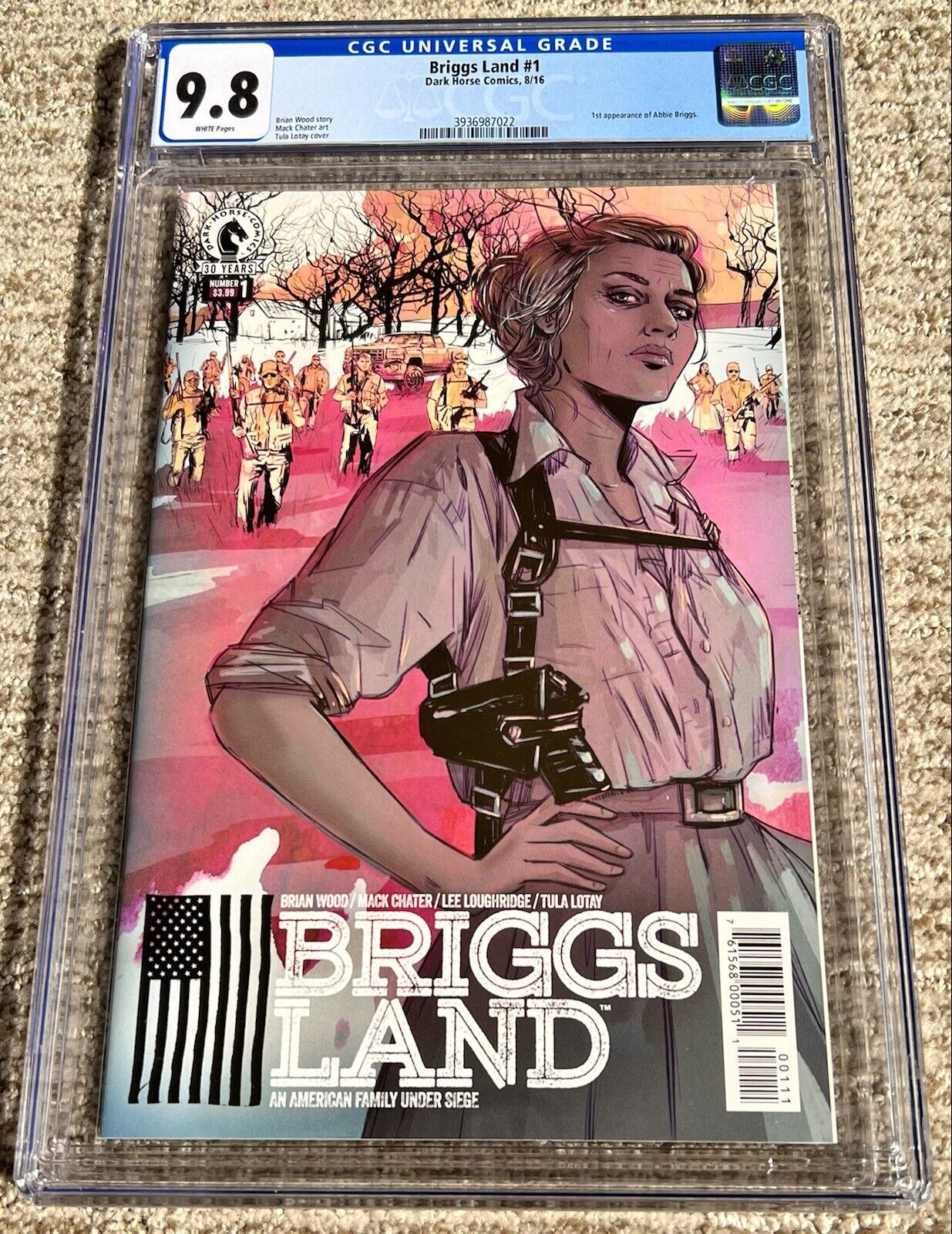 Briggs Land #1 - 1st Appearance Abbie Briggs - Dark Horse 2016 - CGC 9.8 NM/MT