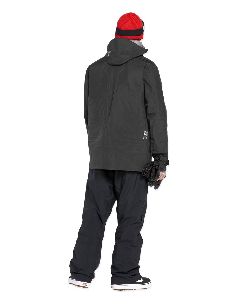Volcom 3L Gore-Tex Bib Overhauler Men's Snow Pants, Black