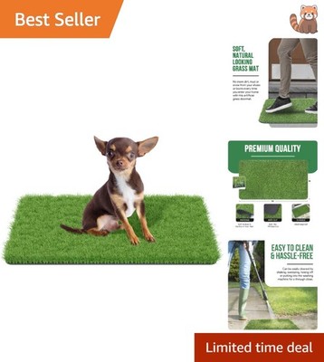 Durable Non-Slip Astro Turf for Dogs, Easy Clean 29.5''x17'' Patio and Balcony