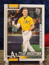 2026 Topps Celebrations Tyler Soderstrom  “Walk This Way” Image Variation SSP