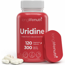 Uridine Monophosphate 300 mg - 120 Vegetarian Capsules