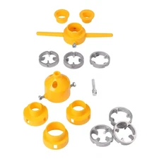 Multipurpose PVC Threading Tool Set with Electric and Manual Threaders