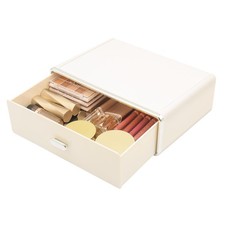 Clear Drawer Organizer Stackable Drawer Storage Makeup Organizer for Store Co...