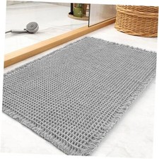 Waffle Bath Mat Rug, Super Absorbent Non Slip Bath Mats for Bathroom Mat