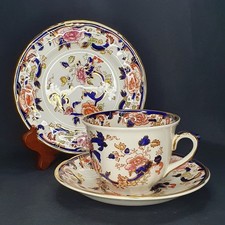Vintage Masons Ironstone - Blue Mandalay TRIO - Tea Cup , Saucer and side plate