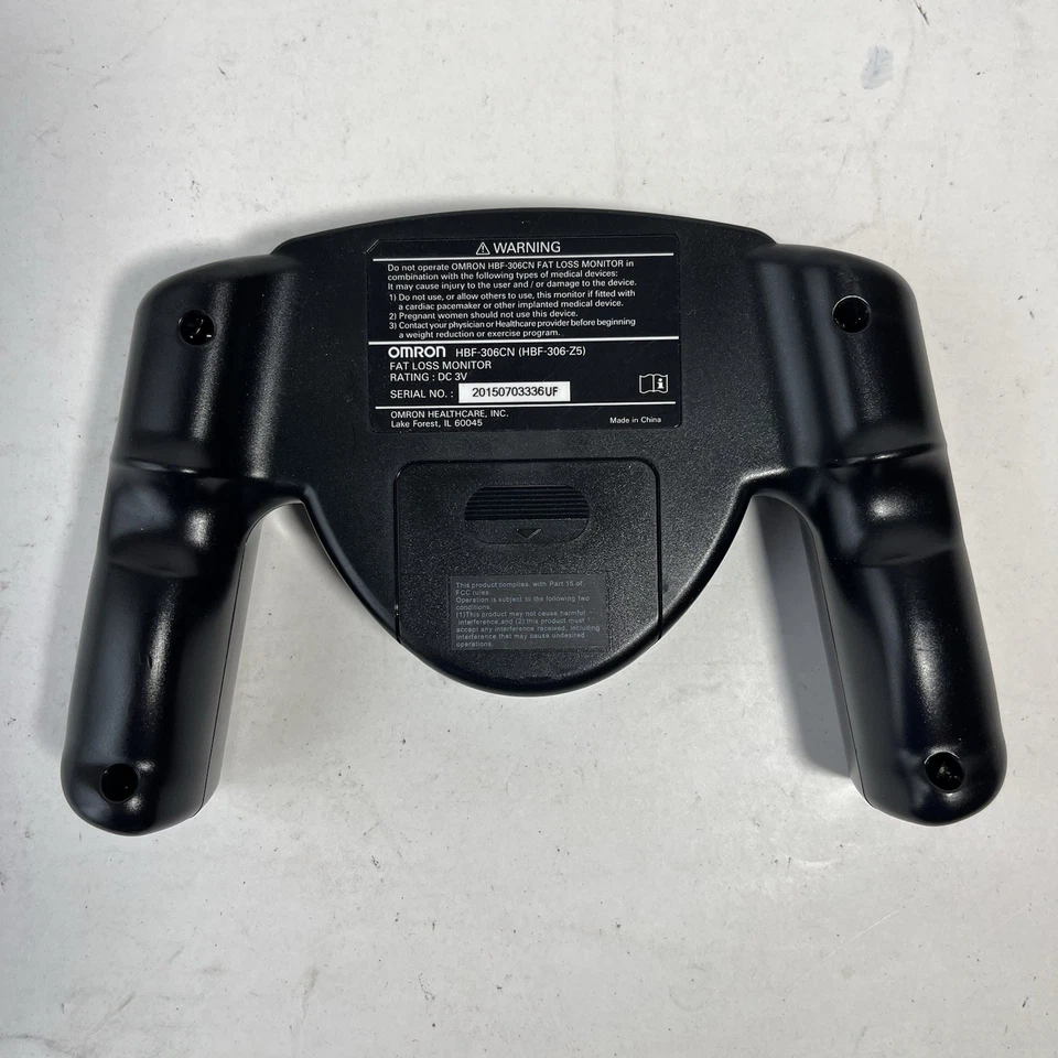 Monitor de pérdida de grasa portátil IMC portátil OMRON HBF-306C probado funcionando Foto 4 de 4