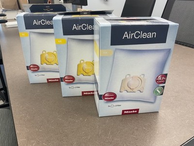 Miele KK Vacuum Bags- 3 Box Lot-5 Bags/ 2 Filters per box.  Genuine Miele