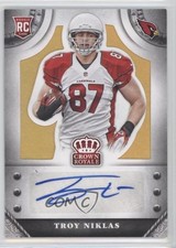 2014 Panini Crown Royale Rookie Signatures Gold 13/25 Troy Niklas #S-TN Auto 0c2