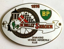Plakietka BP Rally Skagen 1976 Danmarks Weteran Motorcykle-Klub Dania Kolekcjoner
