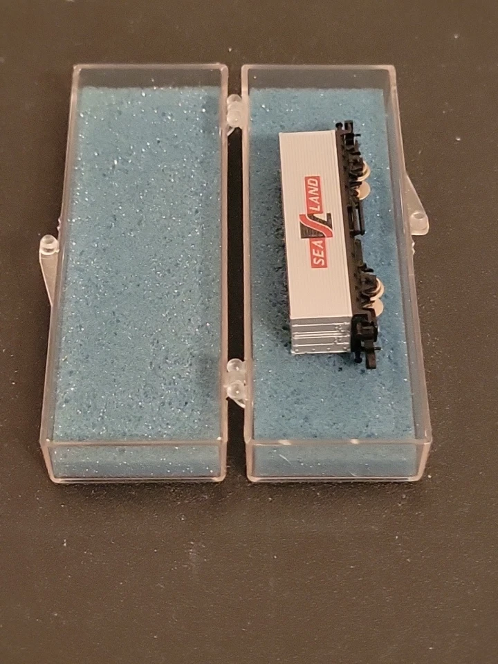 Märklin 8616 Z Scale Sea-Land Container Car Mini-Club Freight Wagon Boxed LNIB - Image 2 of 4