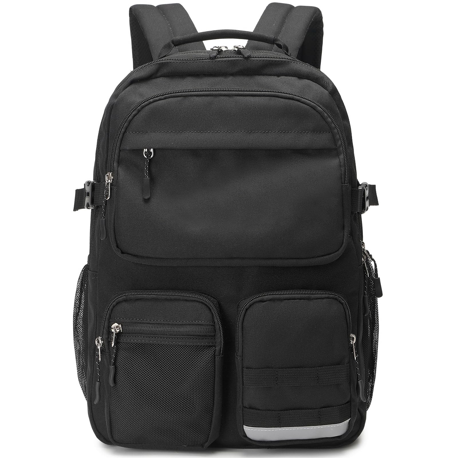 Water Resistant Backpack with Multifunctional Pockets for Teens, Durable Book...